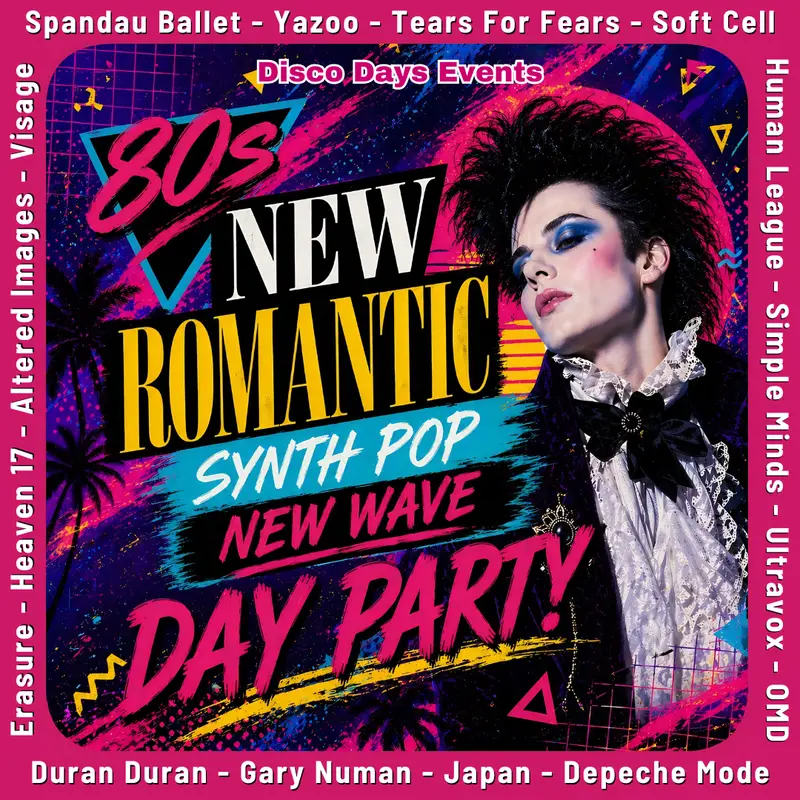 Disco Days: New Romantic Day Party | Edinburgh | 11th July