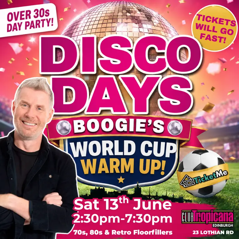 Disco Days | Boogie's World Cup Warm Up | 13th June