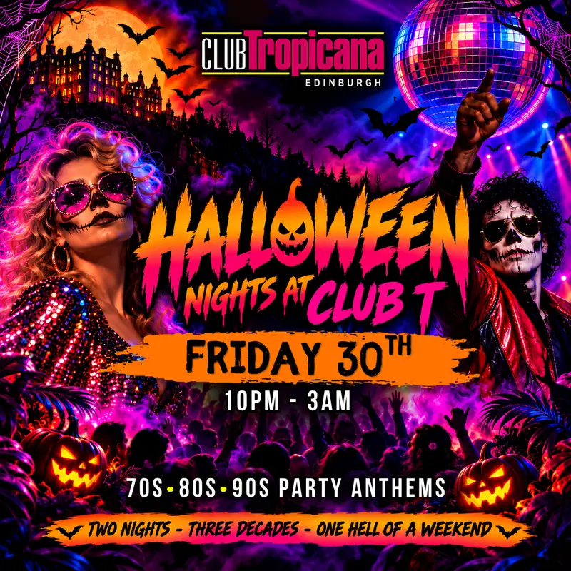 Friday 30th 🧟 Halloween Weekend
