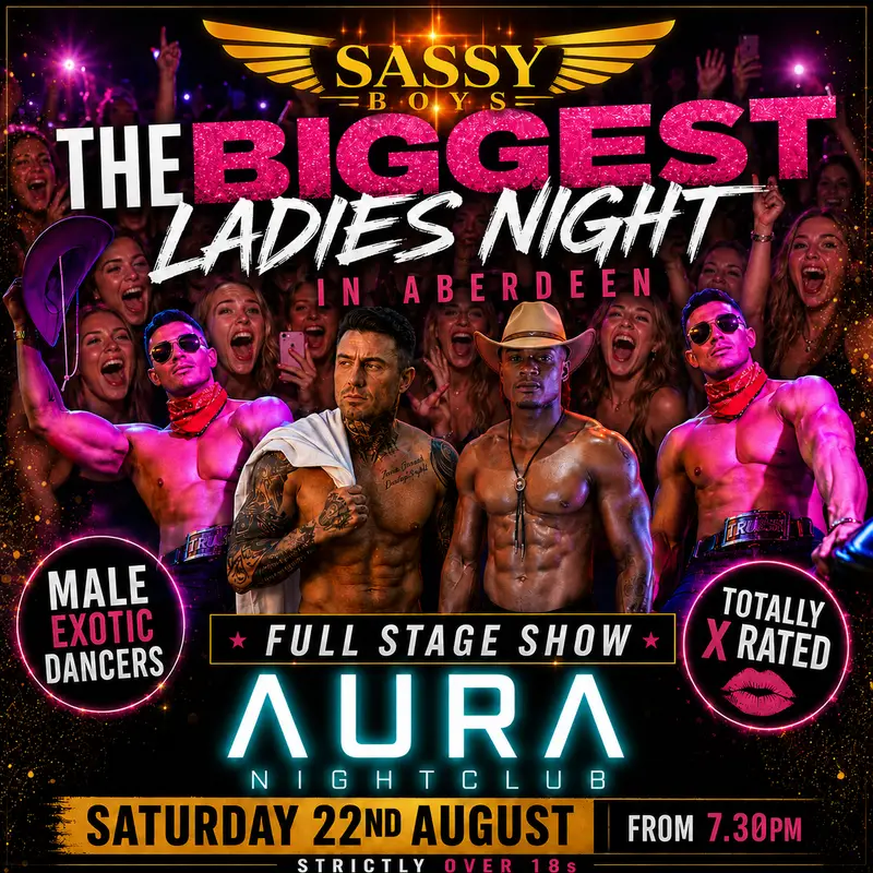 The Sassy Boys | Aberdeen | 22nd Aug
