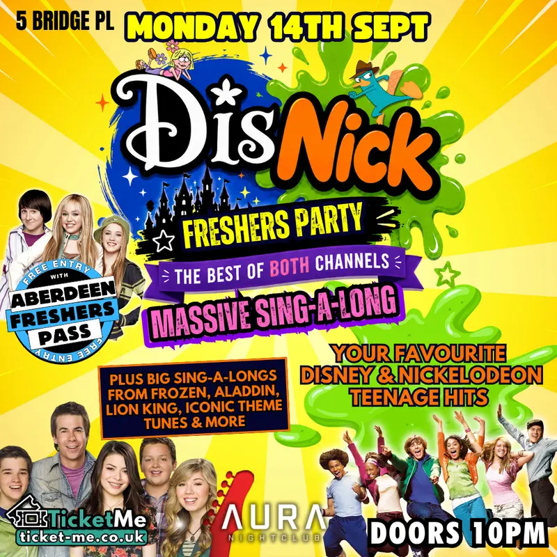 DisNick Singalong 📺 Aberdeen Freshers 2026