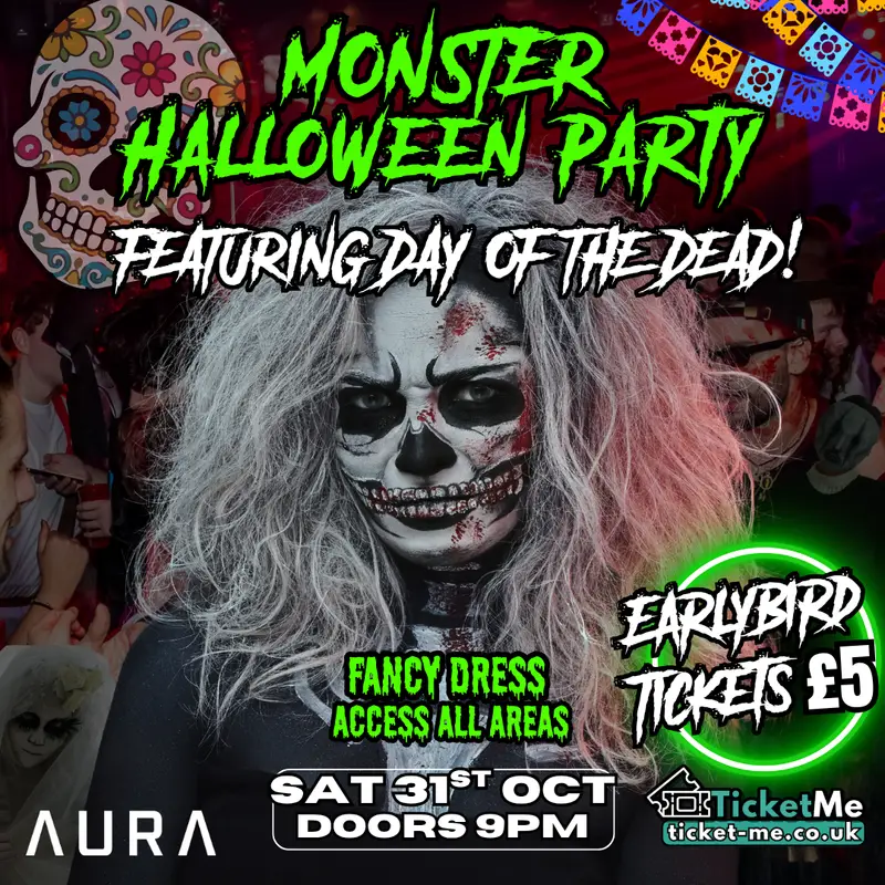 Monster Halloween Party | Aberdeen | 31st October