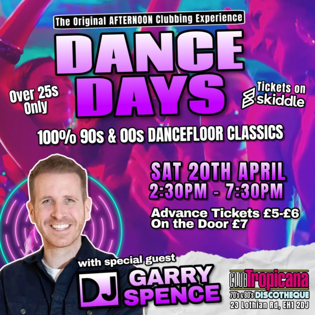 Dance Days With Gary Spence Edinburgh